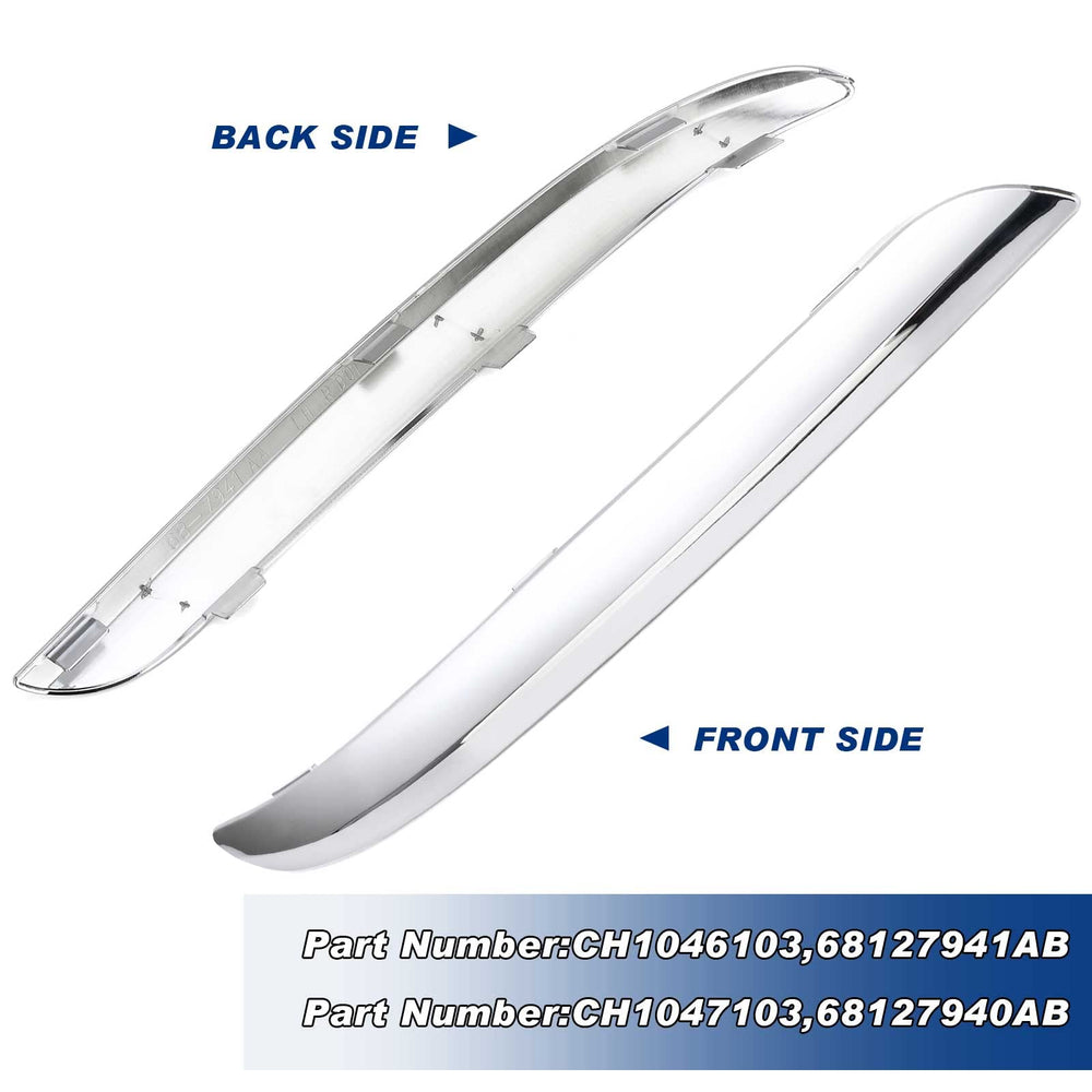 YZQPNB Chrysler 300 front bumper molding fits directly with no drilling