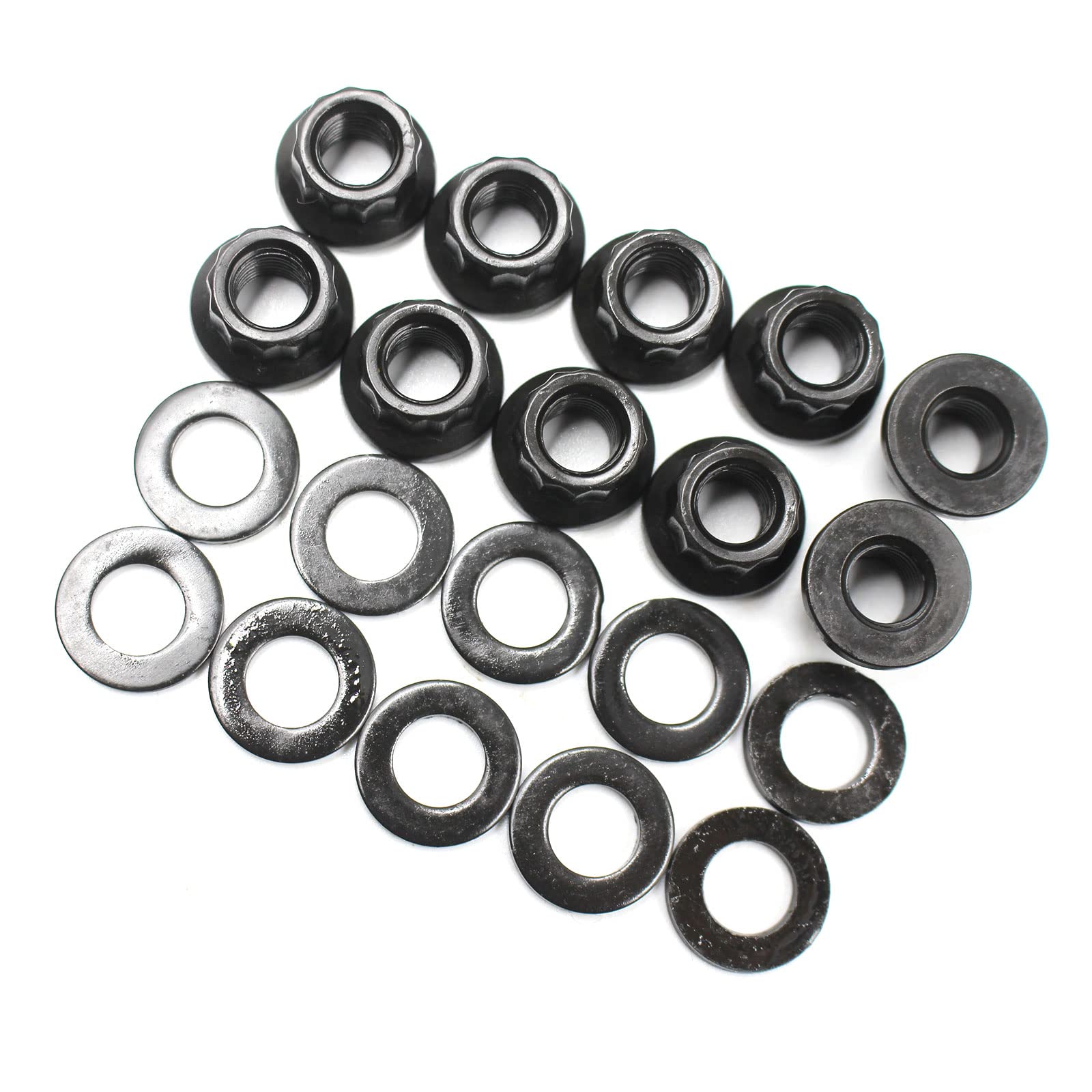 YZQPNB 30 nuts pack enables secure 12-point fastening.