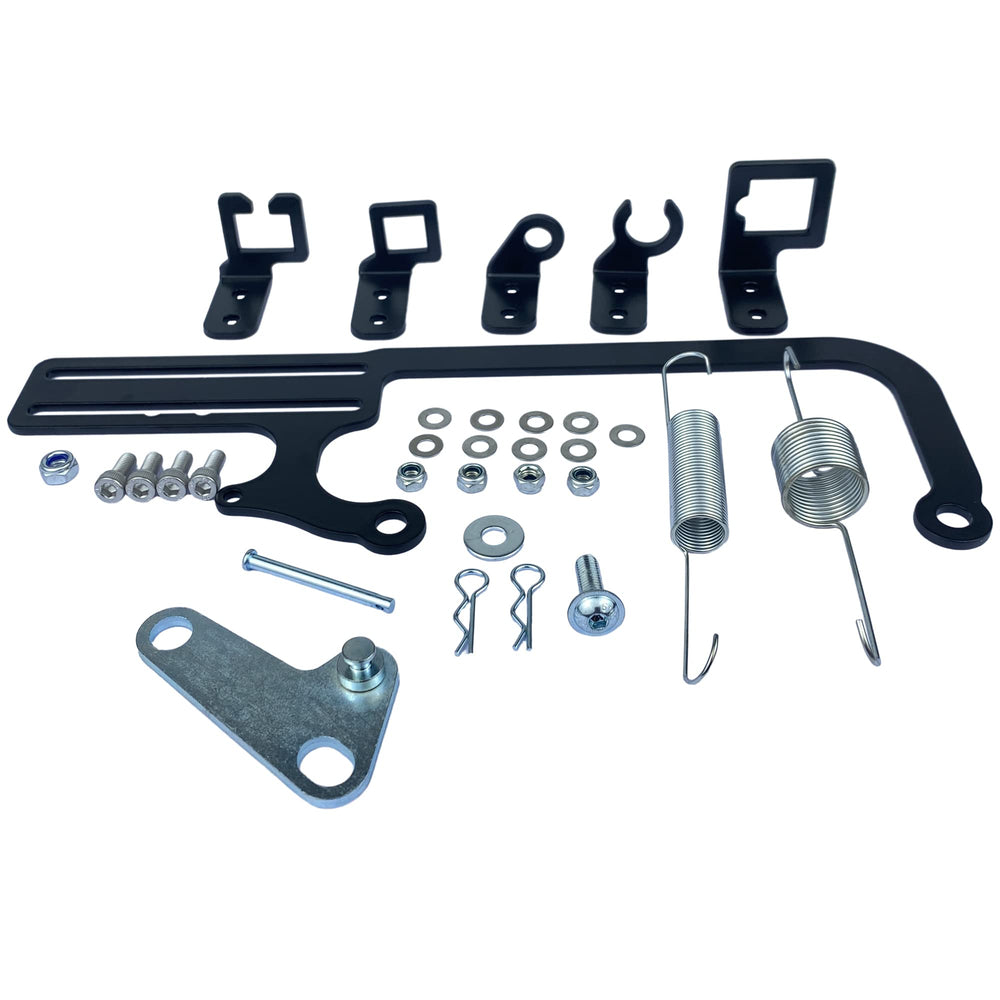 YzusGomumu 304147 EZ EFI cable mounting kit shows sturdy steel construction for reliable mounting.