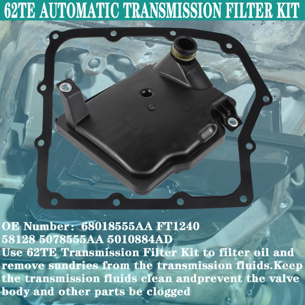 YzusGomumu 62TE kit components image showing gasket and filter for reliable sealing.