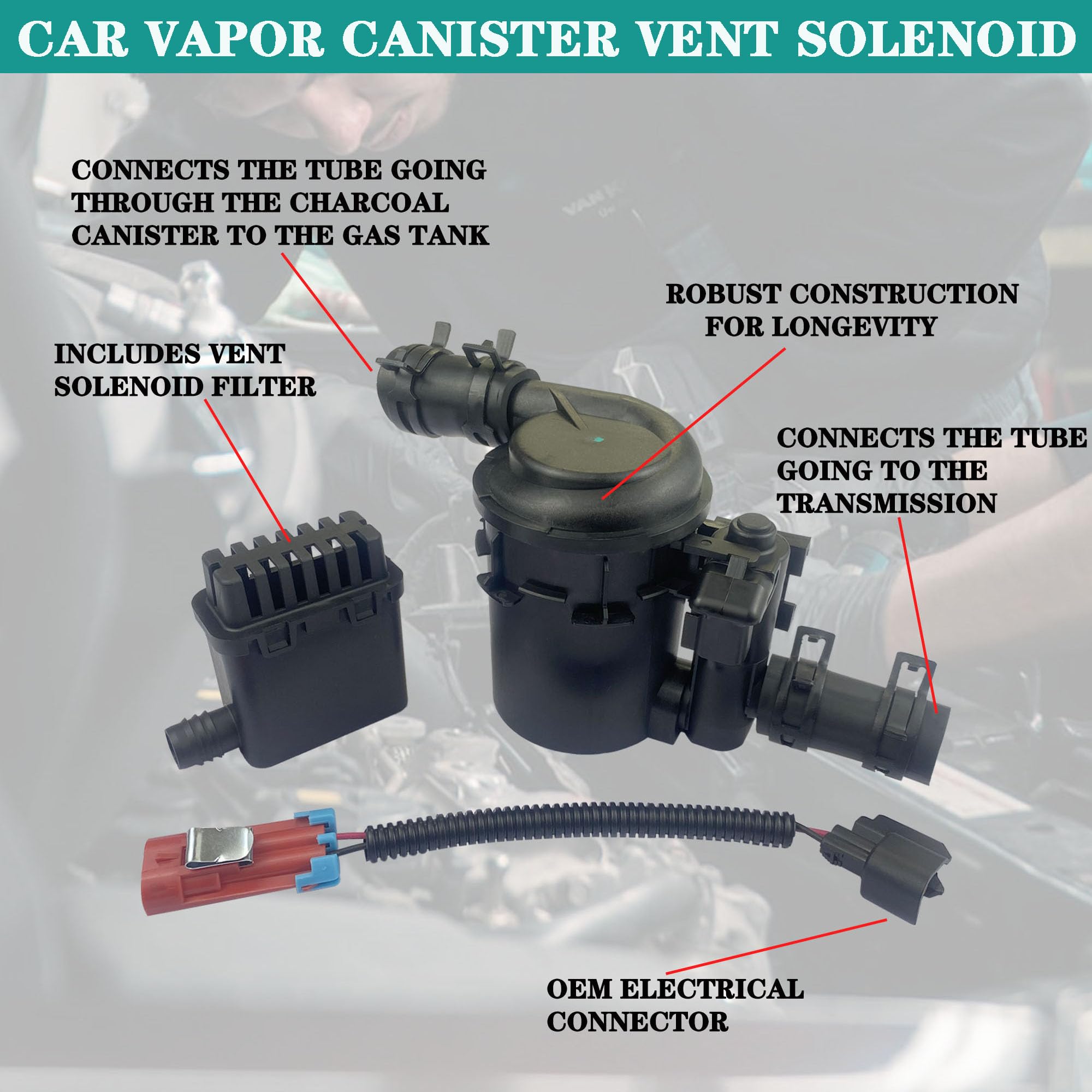 YzusGomumu vent solenoid for GMC Sierra 2500; durable build