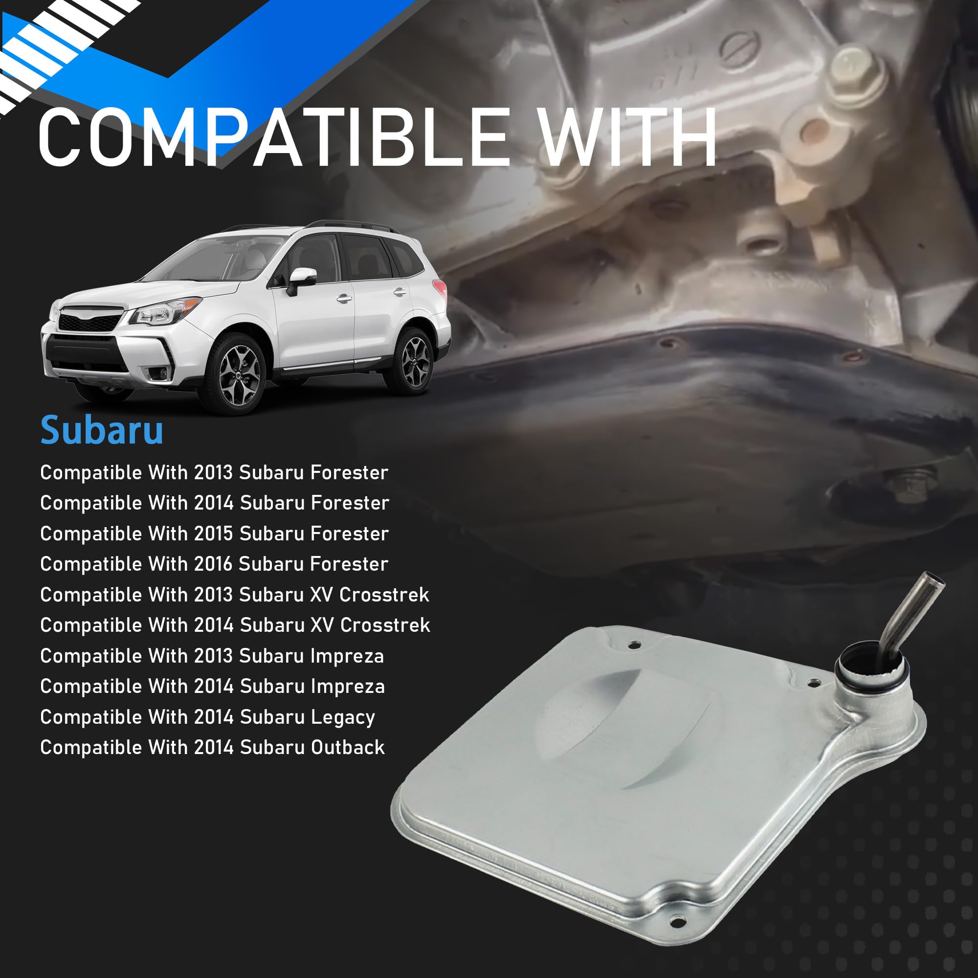 YzusGomumu compatibility chart shows fit for Forester and related models.