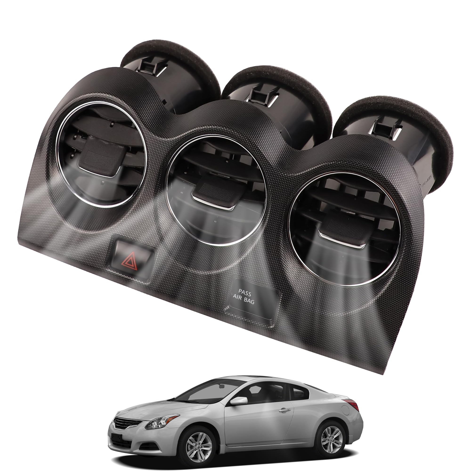 YzusGomumu E771-5111E100 center console vent front view, enhances cabin airflow control.