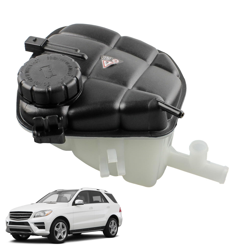 YzusGomumu coolant overflow reservoir with sensor and cap for Mercedes, enhances real-time monitoring.