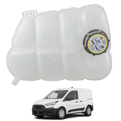 YzusGomumu engine coolant reservoir tank with cap for Ford compatibility and reliable cooling.