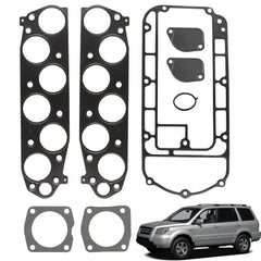 YzusGomumu engine intake manifold gasket front view shows sturdy construction and precise fit.