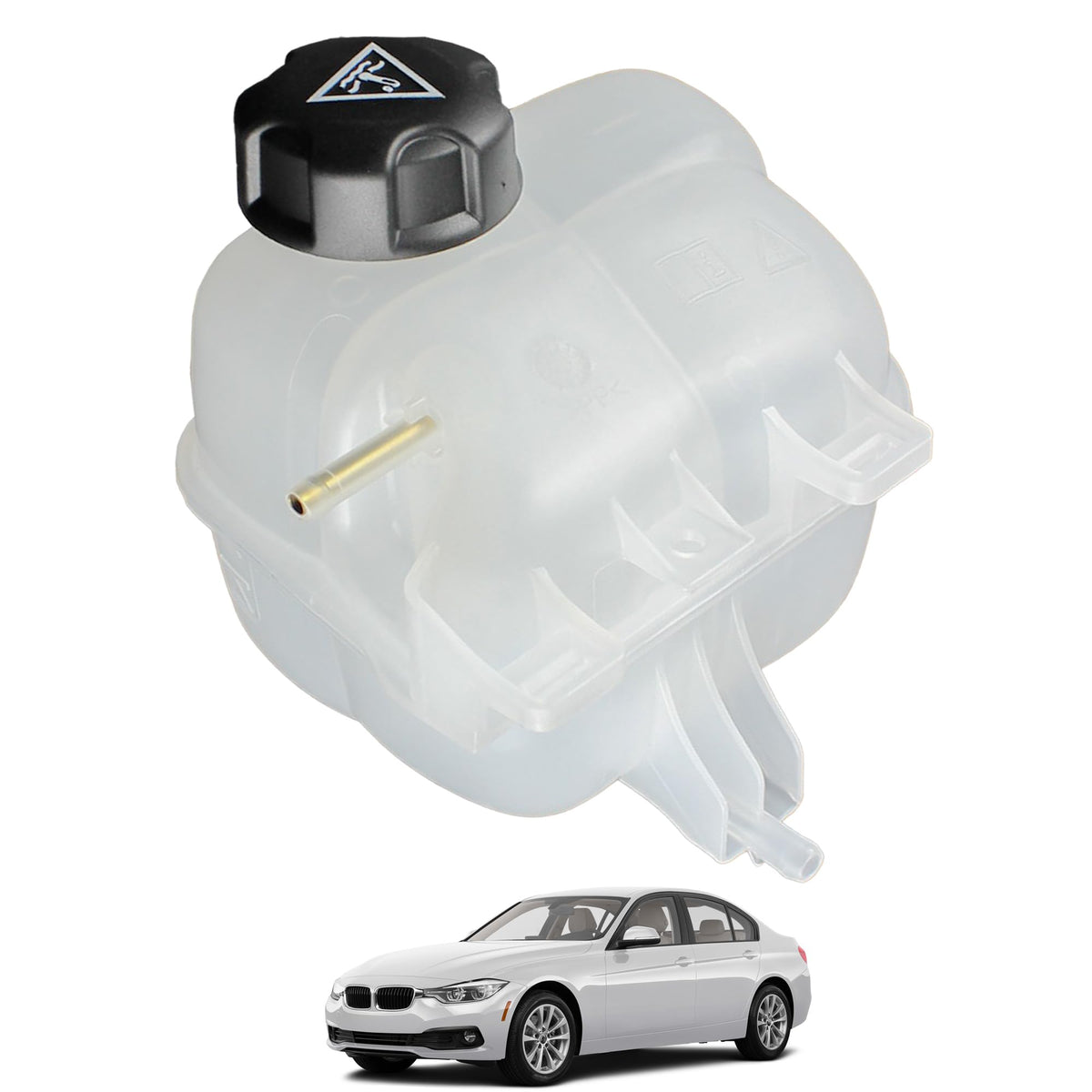 YzusGomumu overflow reservoir for BMW i3 maintains coolant levels in the engine bay