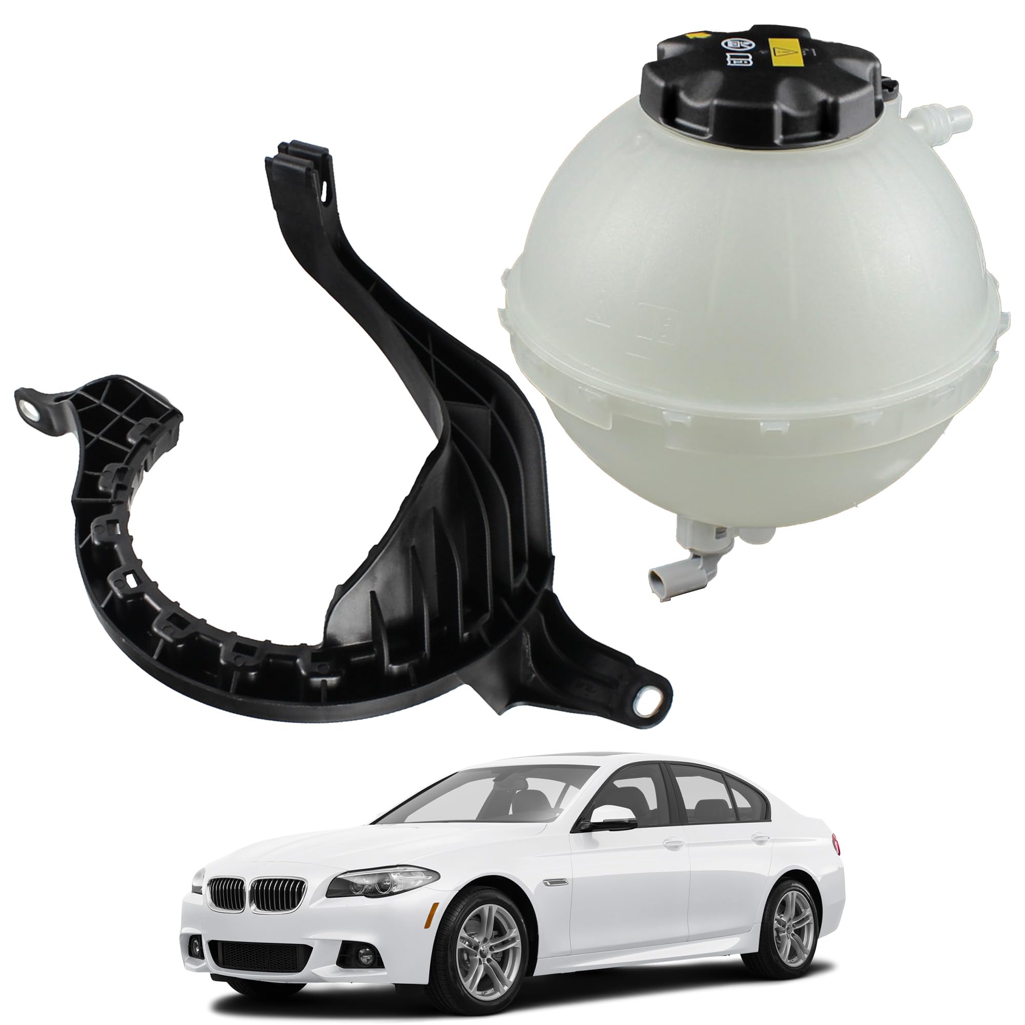YzusGomumu engine reservoir with sensor-cap for BMW 528i enhances coolant management.