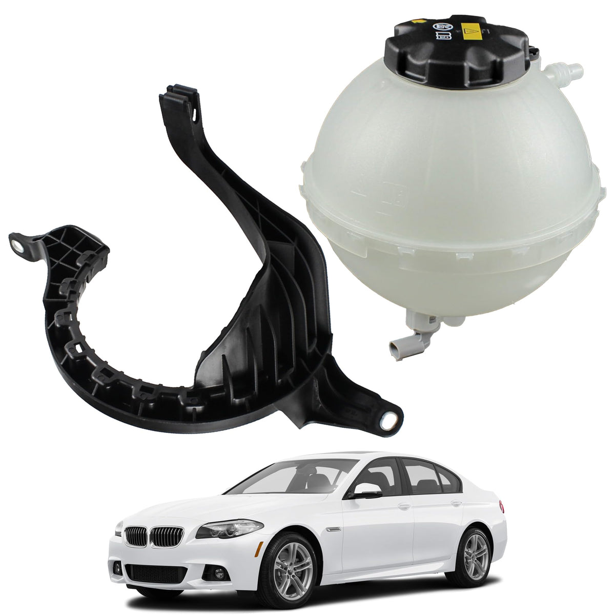YzusGomumu engine reservoir with sensor-cap for BMW 528i enhances coolant management.