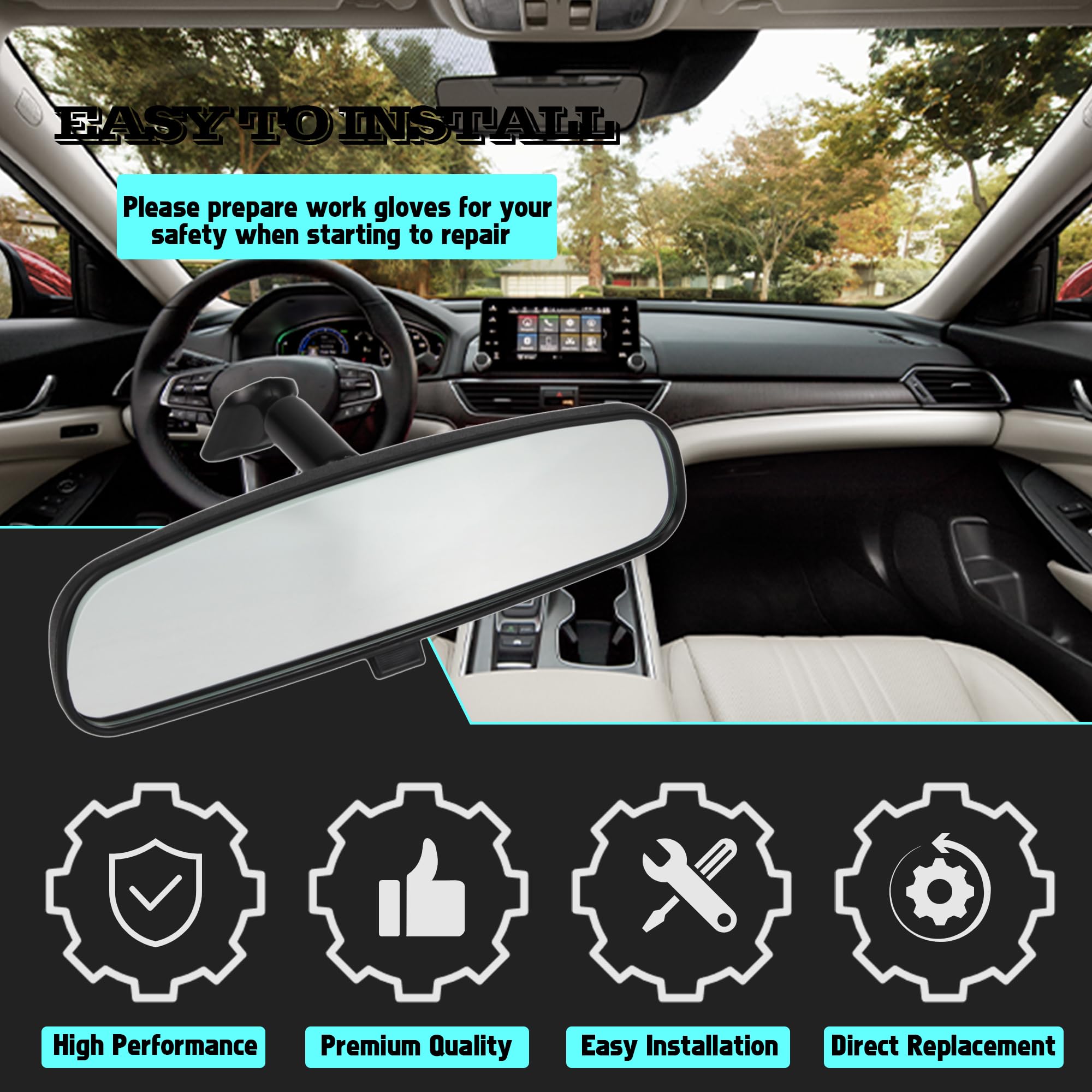 YzusGomumu Honda Acura compatibility supports clear viewing across multiple models