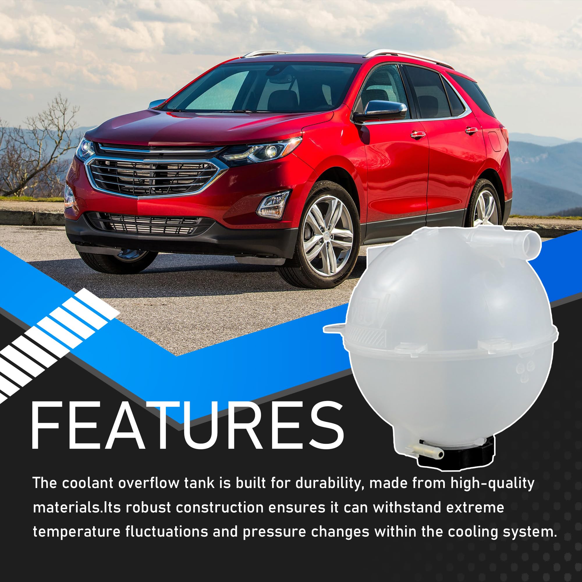 Installation view suggesting straightforward replacement on Cadillac, Chevrolet, GMC models