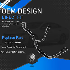 YzusGomumu PCV valve tube fitment with precise alignment for Cruze 2016-2019