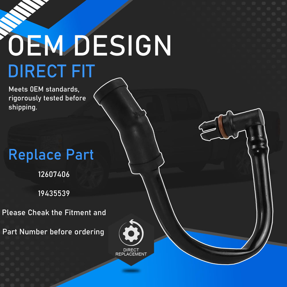 YzusGomumu PCV valve tube installed under hood demonstrates easy replacement