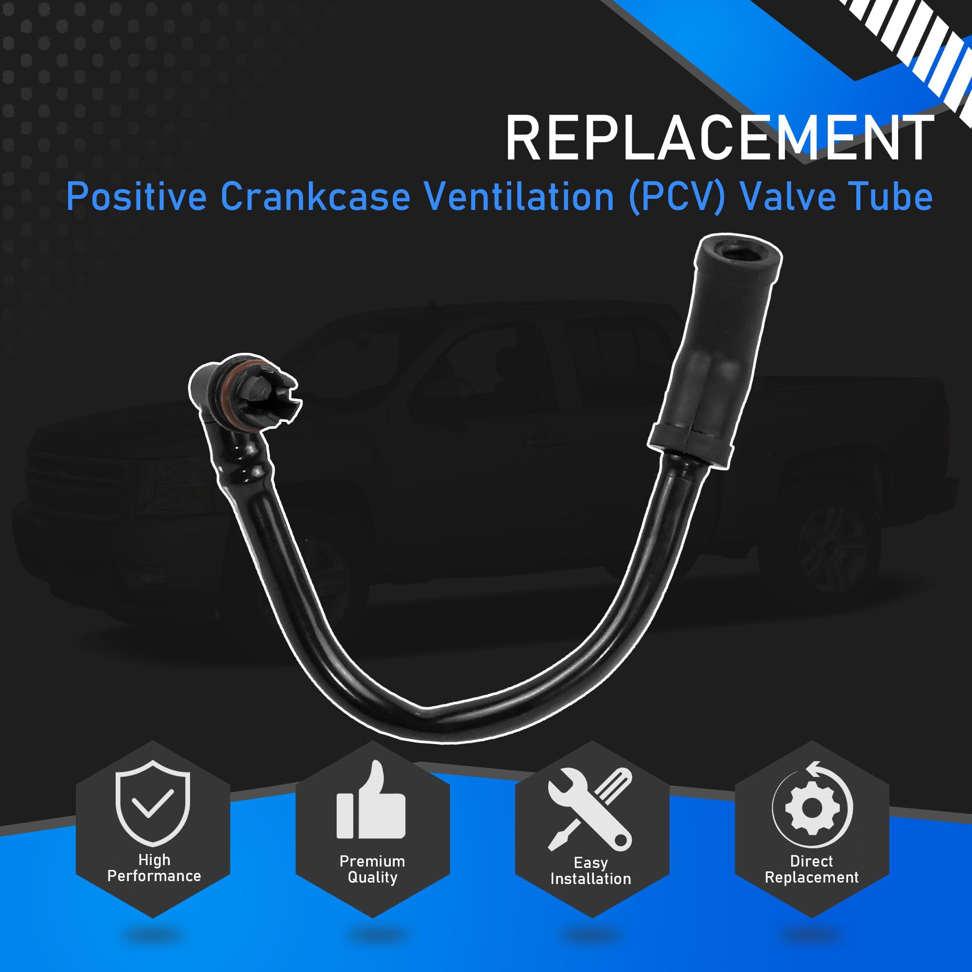 YzusGomumu PCV valve tube OE-number 12607406 reference for compatibility