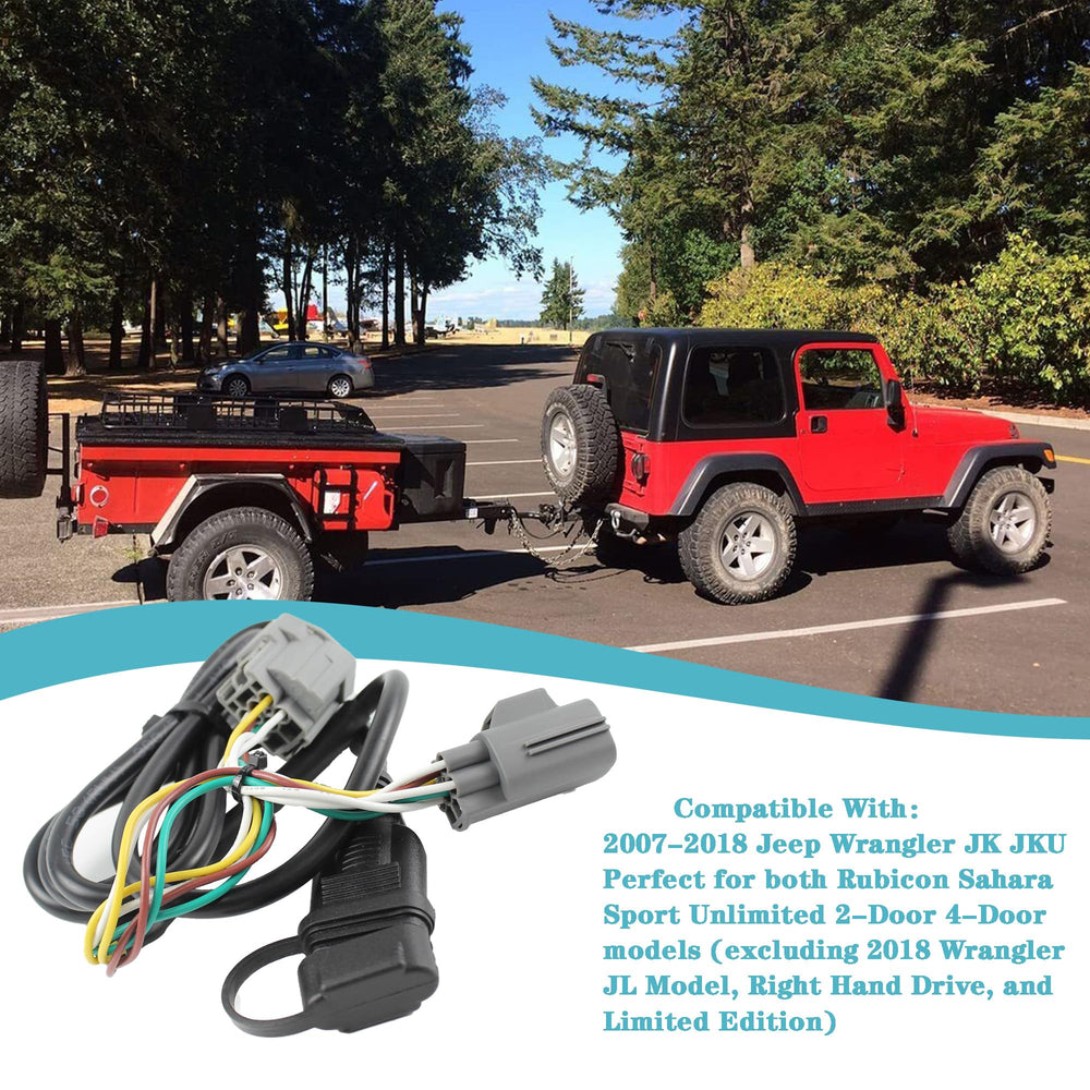 YzusGomumu plug-and-play trailer harness makes installation quick and clean