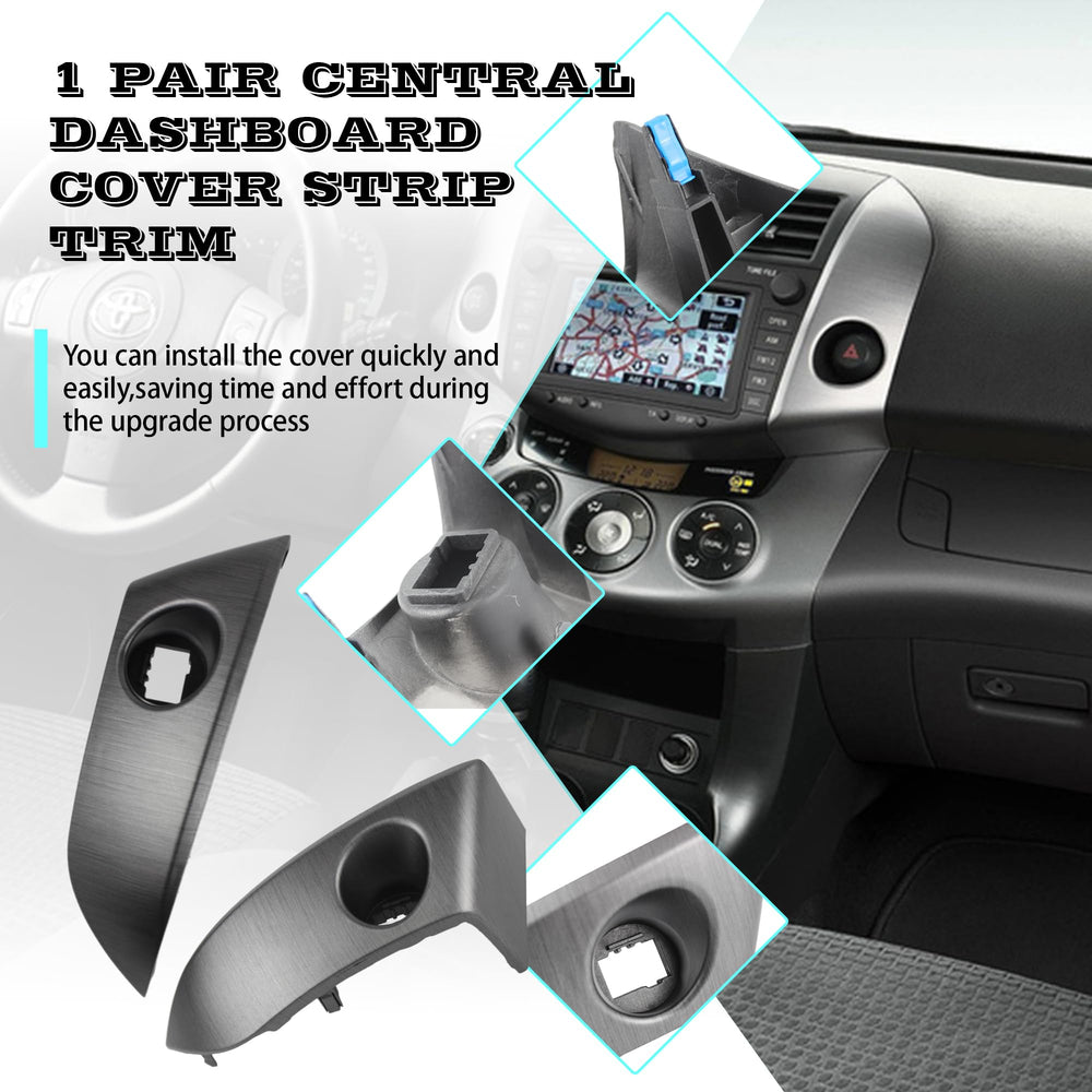 YzusGomumu Rav4 dashboard strip material features wear- and UV-resistant plastic.