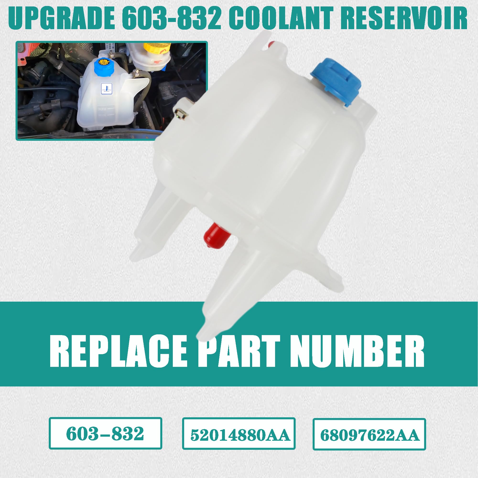 YzusGomumu reservoir cap, easy install without drilling or welding.
