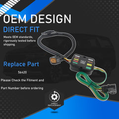 YzusGomumu installation view demonstrates tool-free, straightforward wiring for faster trailer setup.