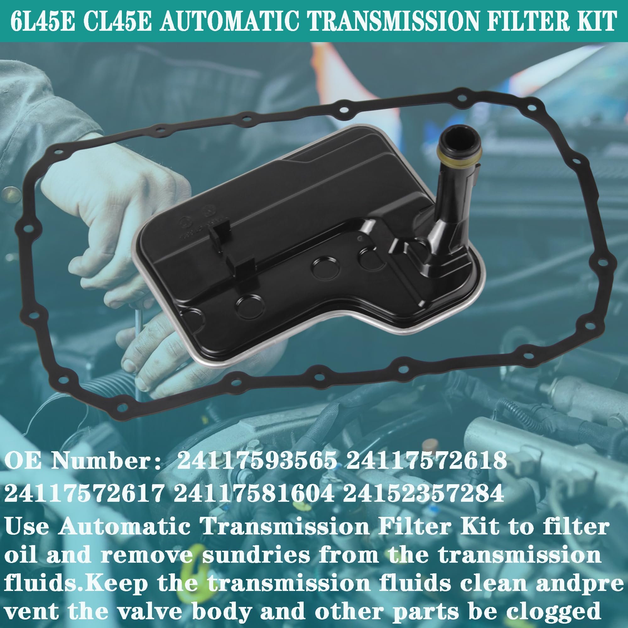 YzusGomumu transmission oil pan gasket kit with high-temp seal prevents leaks