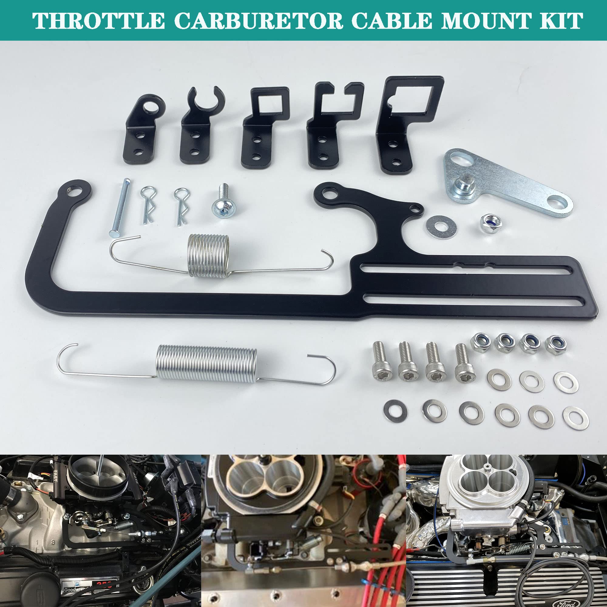 YzusGomumu TV cable adjustment kit shows included hardware for easy installation.