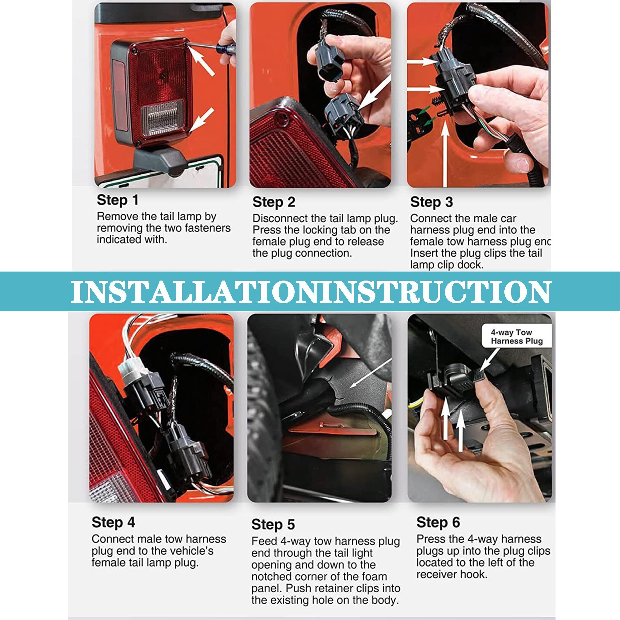 YzusGomumu weather-resistant wiring promotes reliable trailer lights in challenging conditions