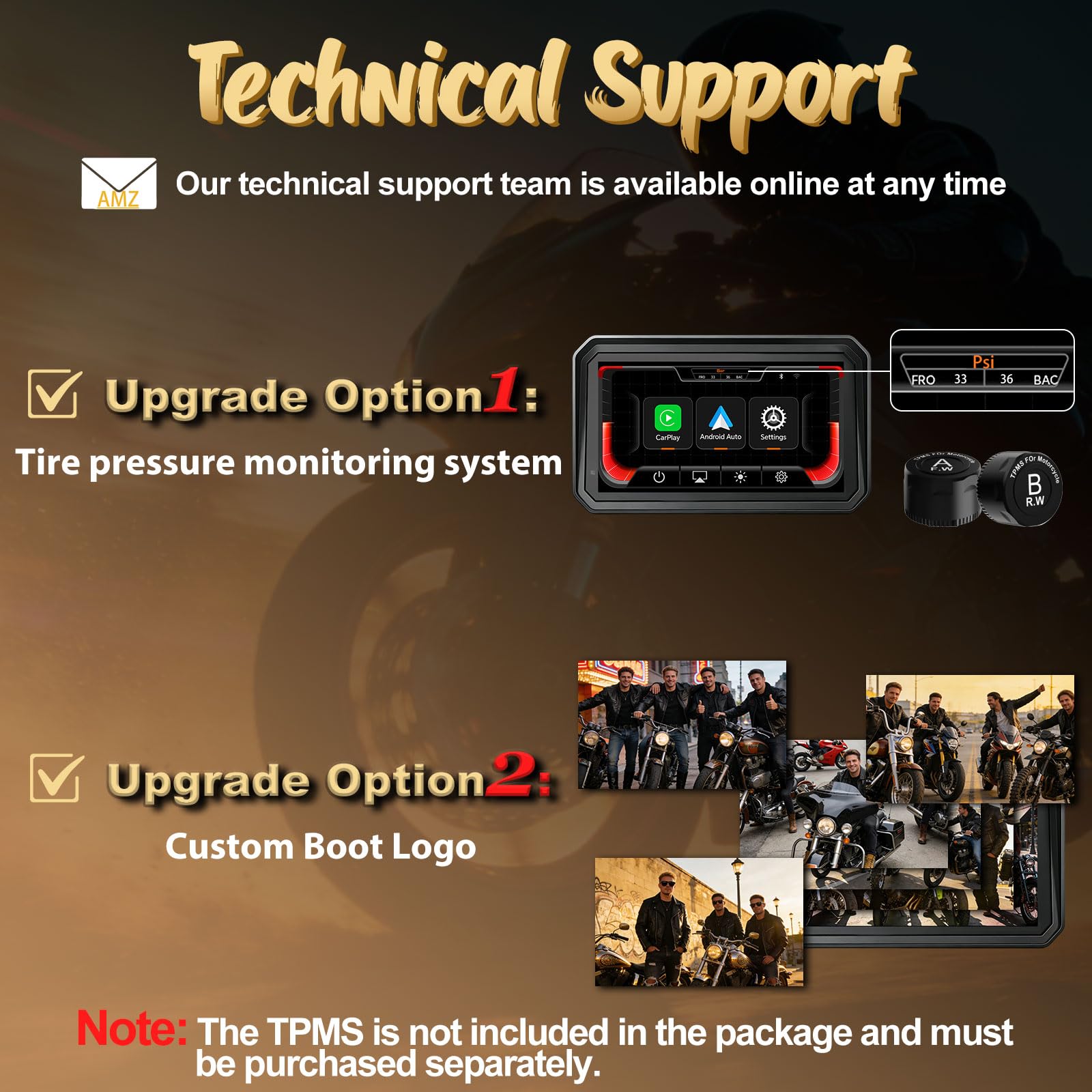 YZW IP69K waterproof CarPlay screen withstands rain and mud