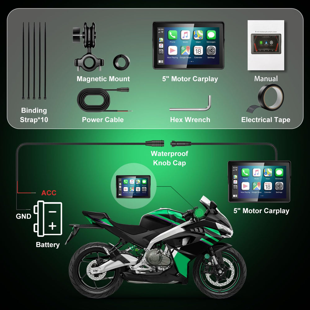 YZW global language support and 12-24V input for universal compatibility