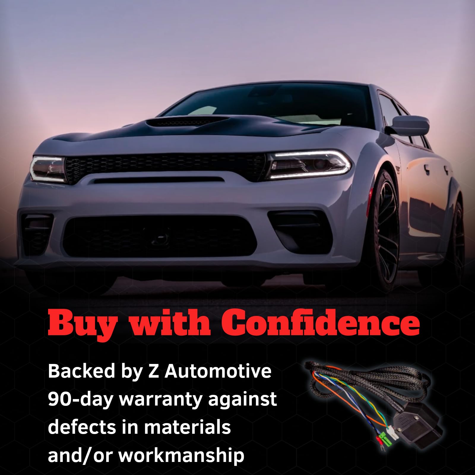 Z Automotive Double Bypass warranty information highlights the 90-day coverage.