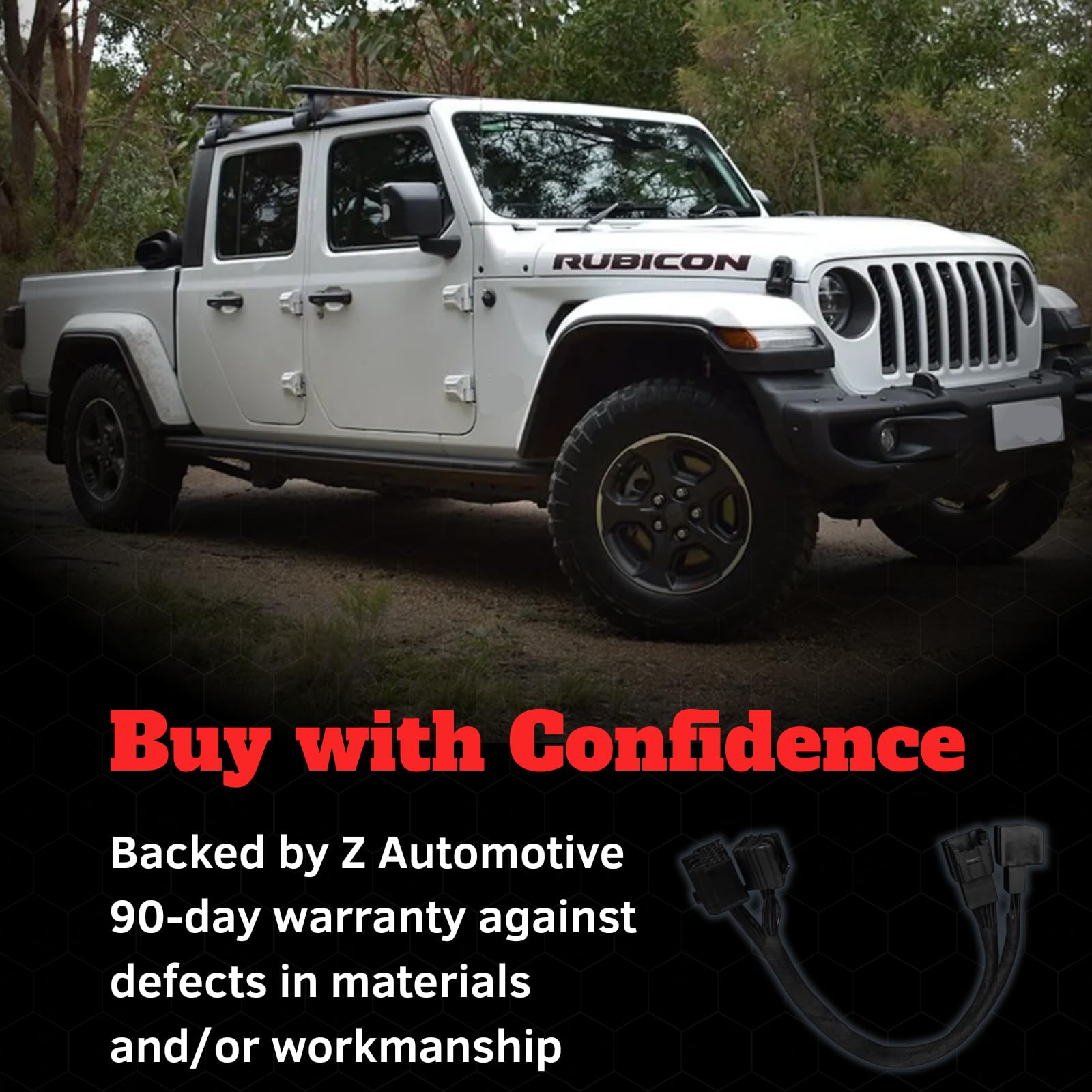 Z Automotive SGW extension cable for Tazer access — easy to install and uninstall.