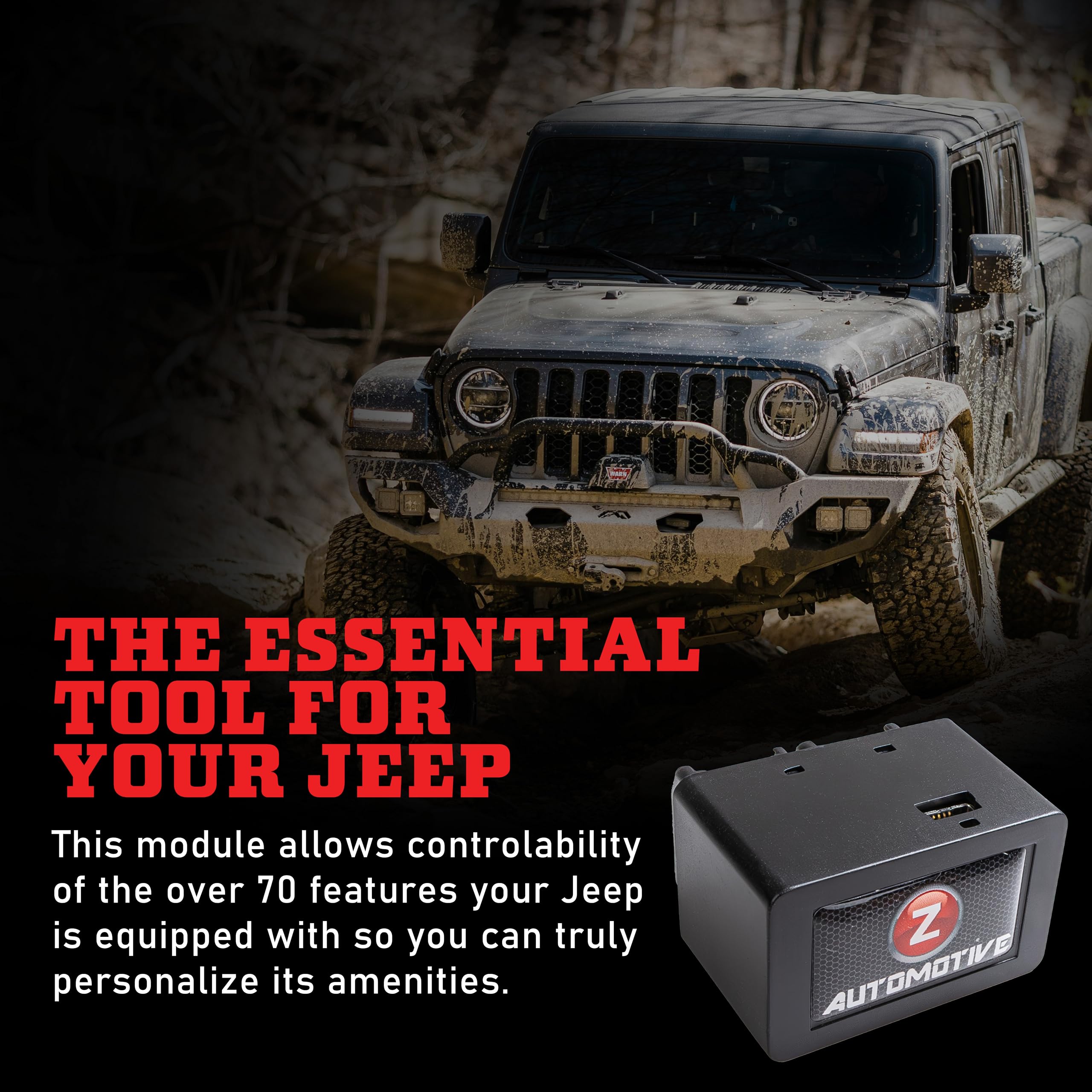 Six preset light shows from Z Automotive Tazer Mini for exterior visibility