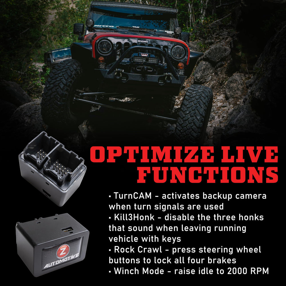 Rock Crawl and Winch Mode enable off-road readiness on Z Automotive Tazer Mini