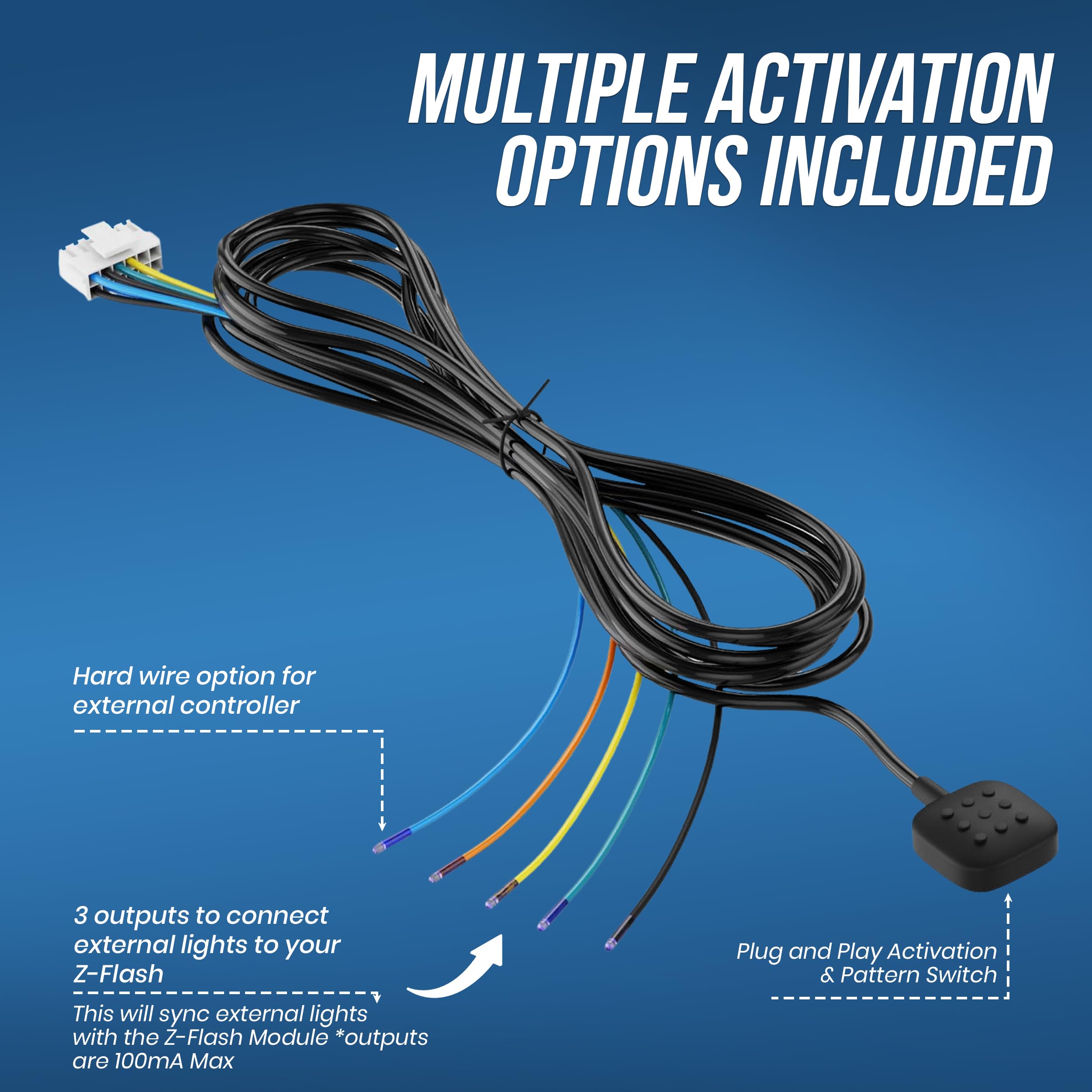Z-Flash LCM no external power required for easy, clutter-free installation.