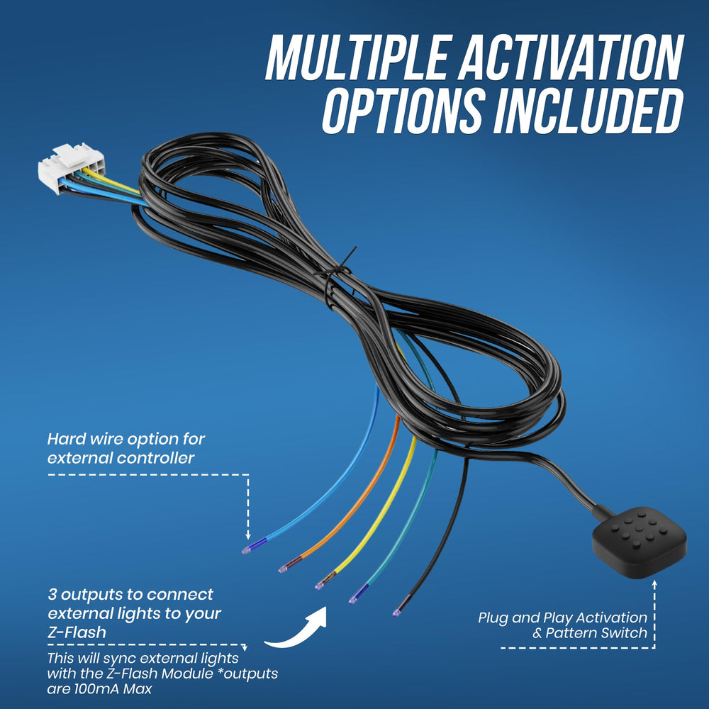 Z-Flash LCM no external power required for easy, clutter-free installation.