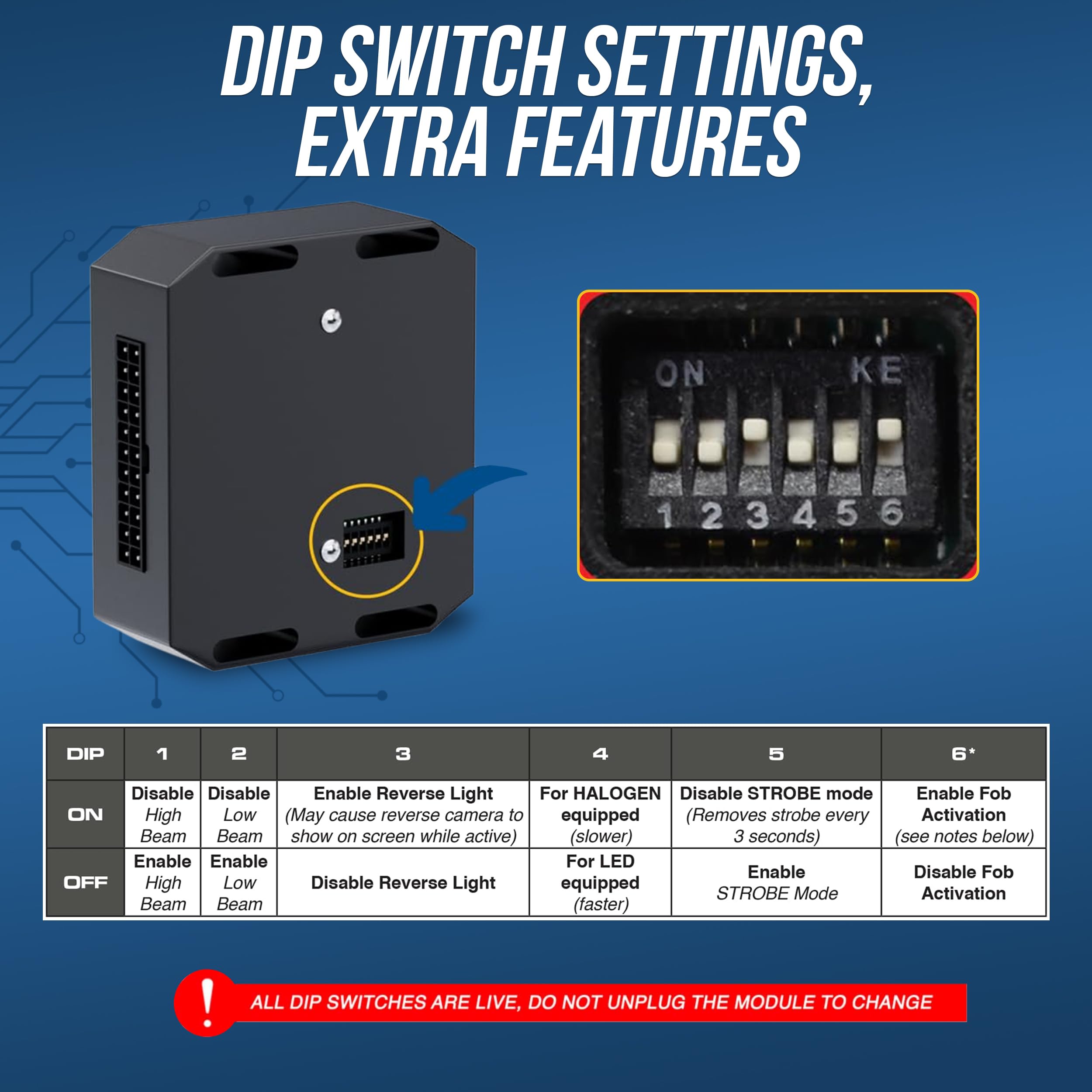 Z-Flash LCM switch-activation panel shows flexible control options.