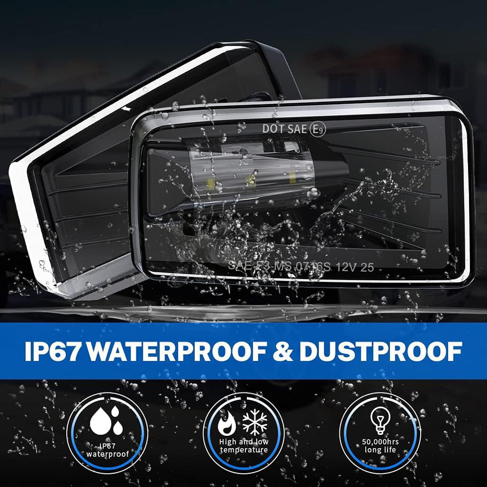 Z-OFFROAD fog light front assembly on vehicle demonstrates secure, plug-and-play fit.