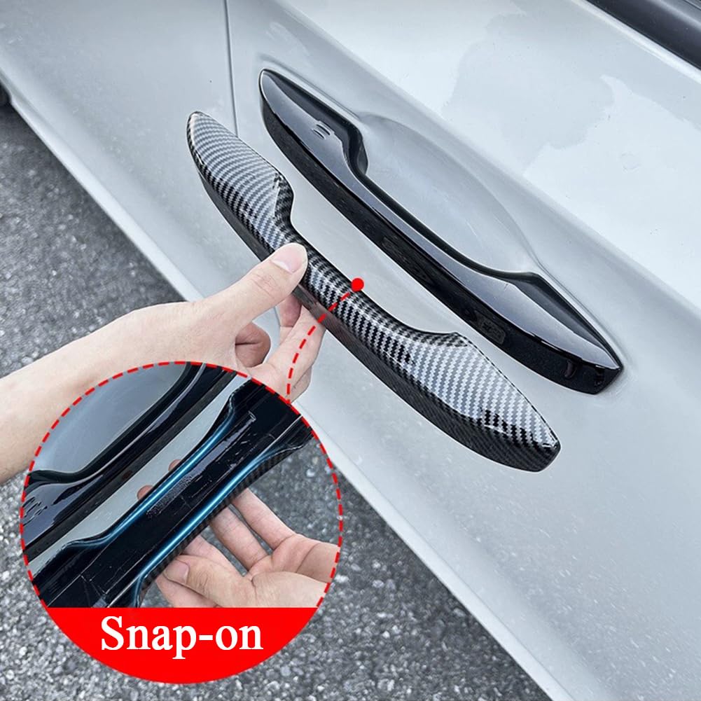 Zacxoxsr door handle cover for CR-V with snap-on design resists weather.
