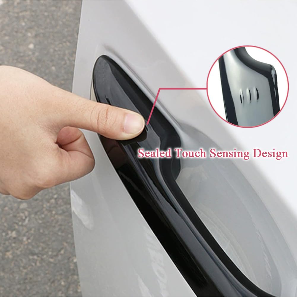 Zacxoxsr HR-V door handle cover keeps surface protected and stylish.