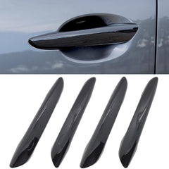 Zacxoxsr glossy black door handle cover for Mazda 3 with durable, OEM-like finish