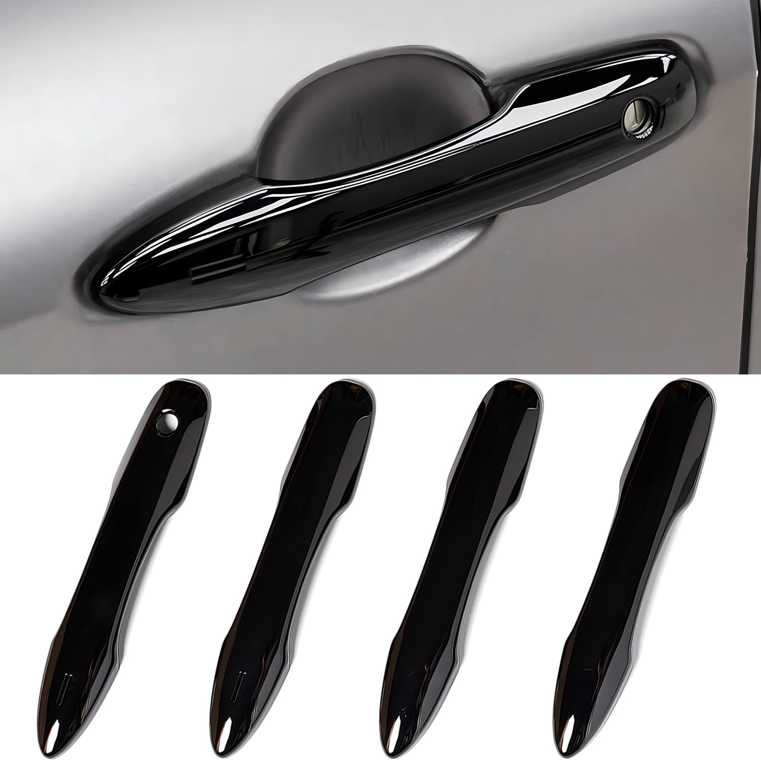 Zacxoxsr door handle cover for Toyota Camry front-left with precise snap-on fit
