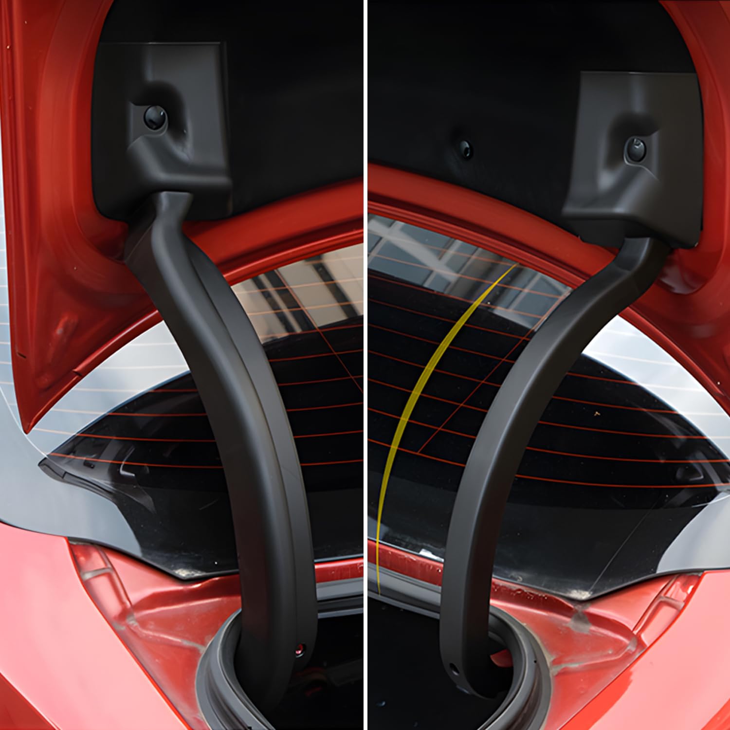 Zacxoxsr original-hole installation view demonstrating non-destructive fit