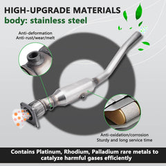 ZAIGANMA catalytic converter internal honeycomb with precious metals for catalysis.