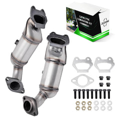ZAIGANMA compatibility for front and rear catalytic converter on 2011-2019 Chrysler Town and Country.