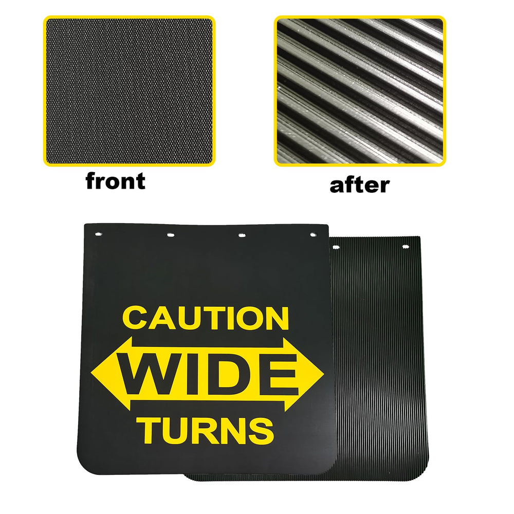 ZANURA warning sign on mud flaps boosts daytime road safety