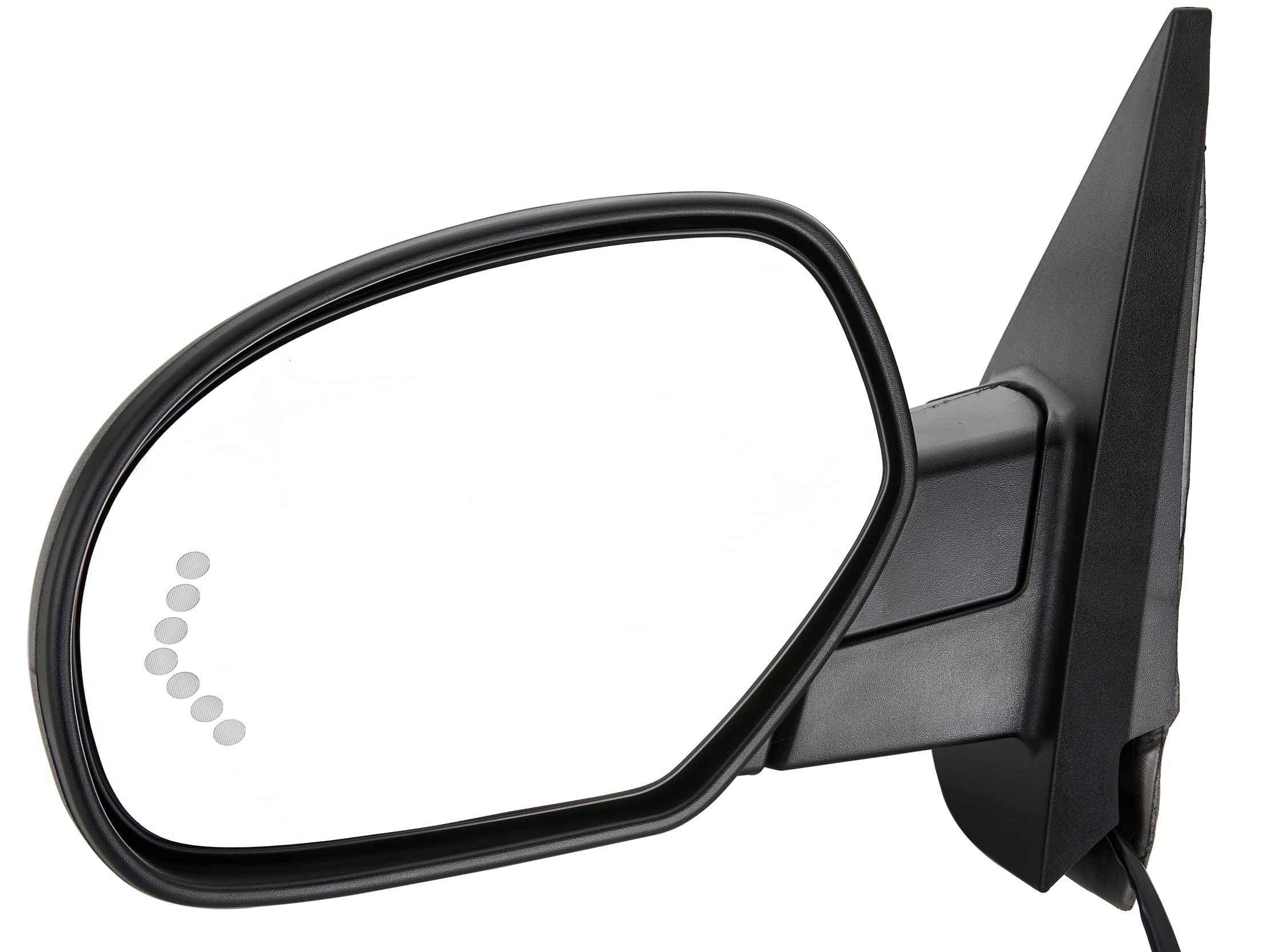 ZAPOSTS driver-side heated mirror enhances cold-weather visibility for GM trucks