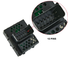 Closeup of ZAPOSTS window switch showing tactile button and contacts