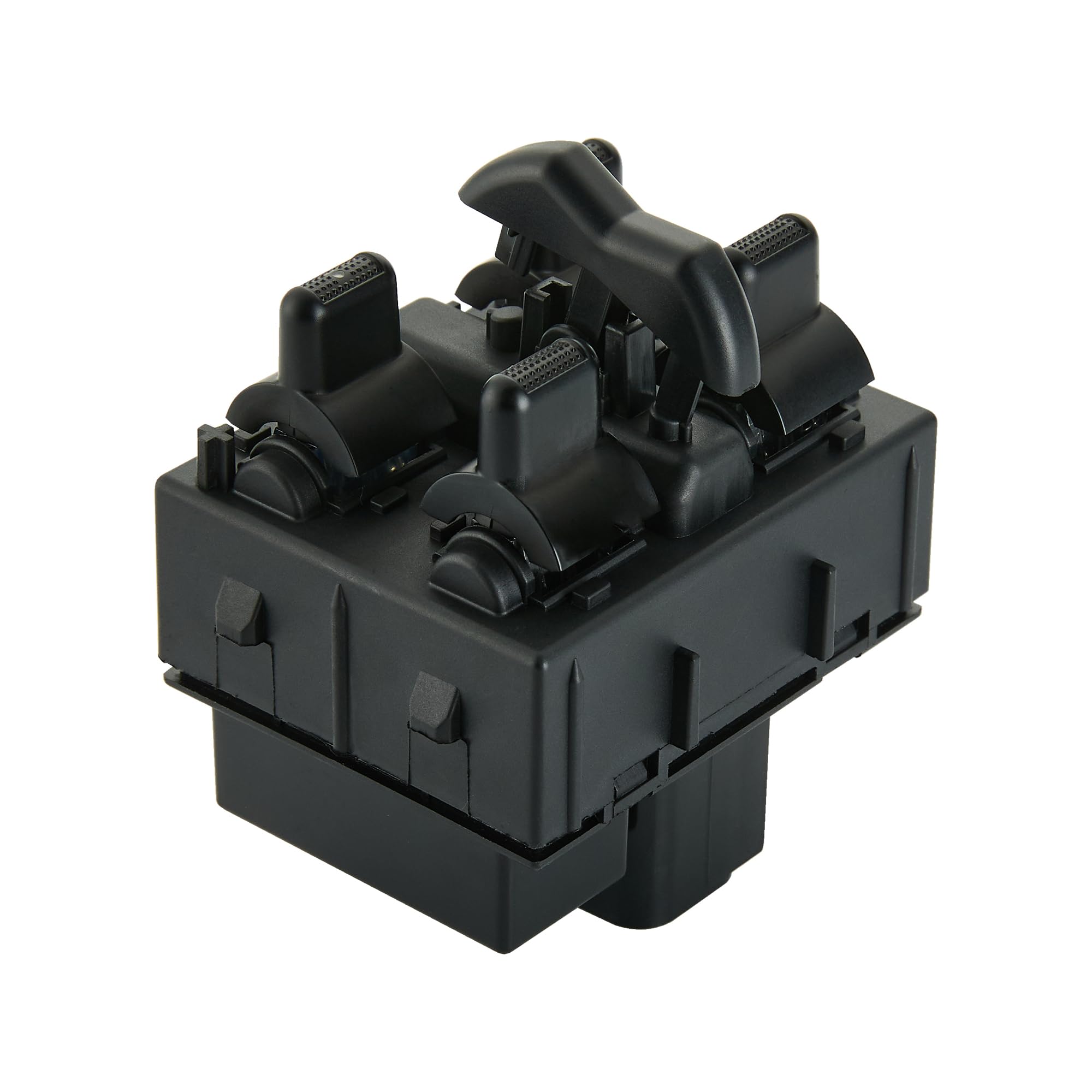 Switch mounted on Jeep Wrangler door panel for direct replacement