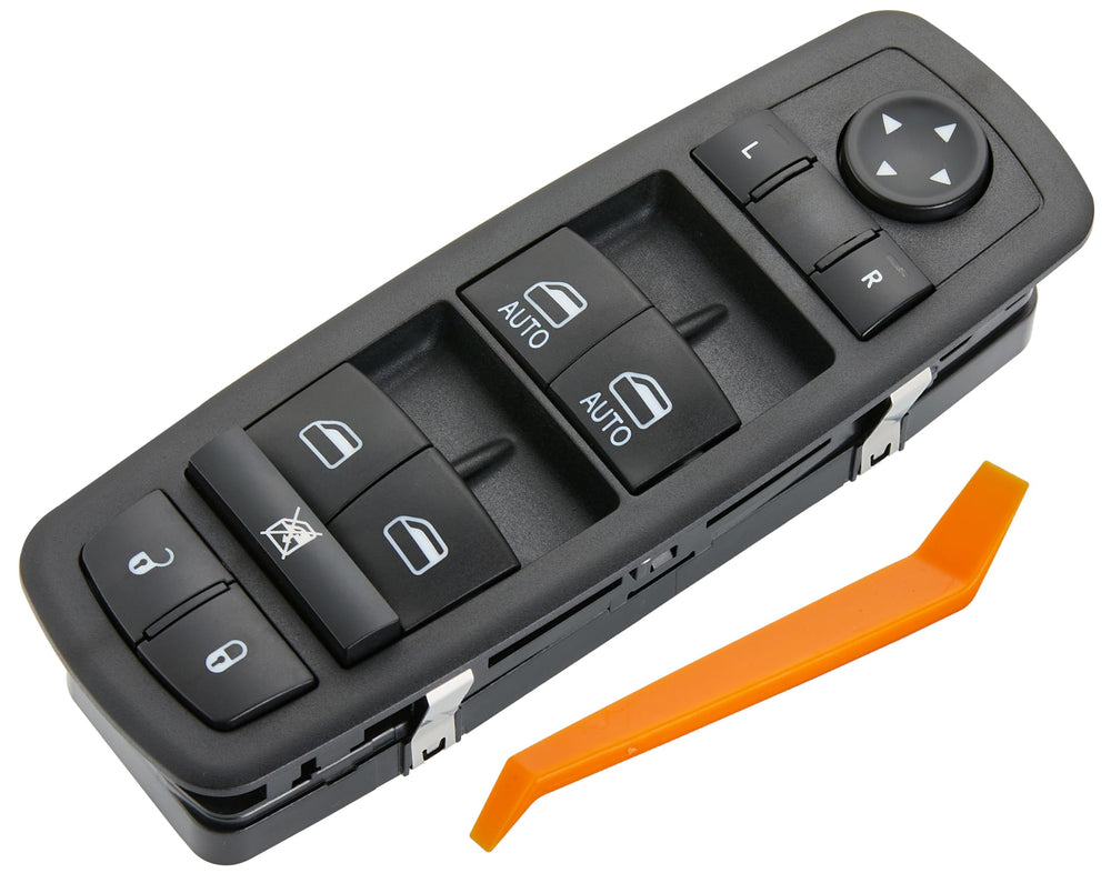 Zaposts Master Power Window Switch with blue LED for front-left Durango/Grand Cherokee.