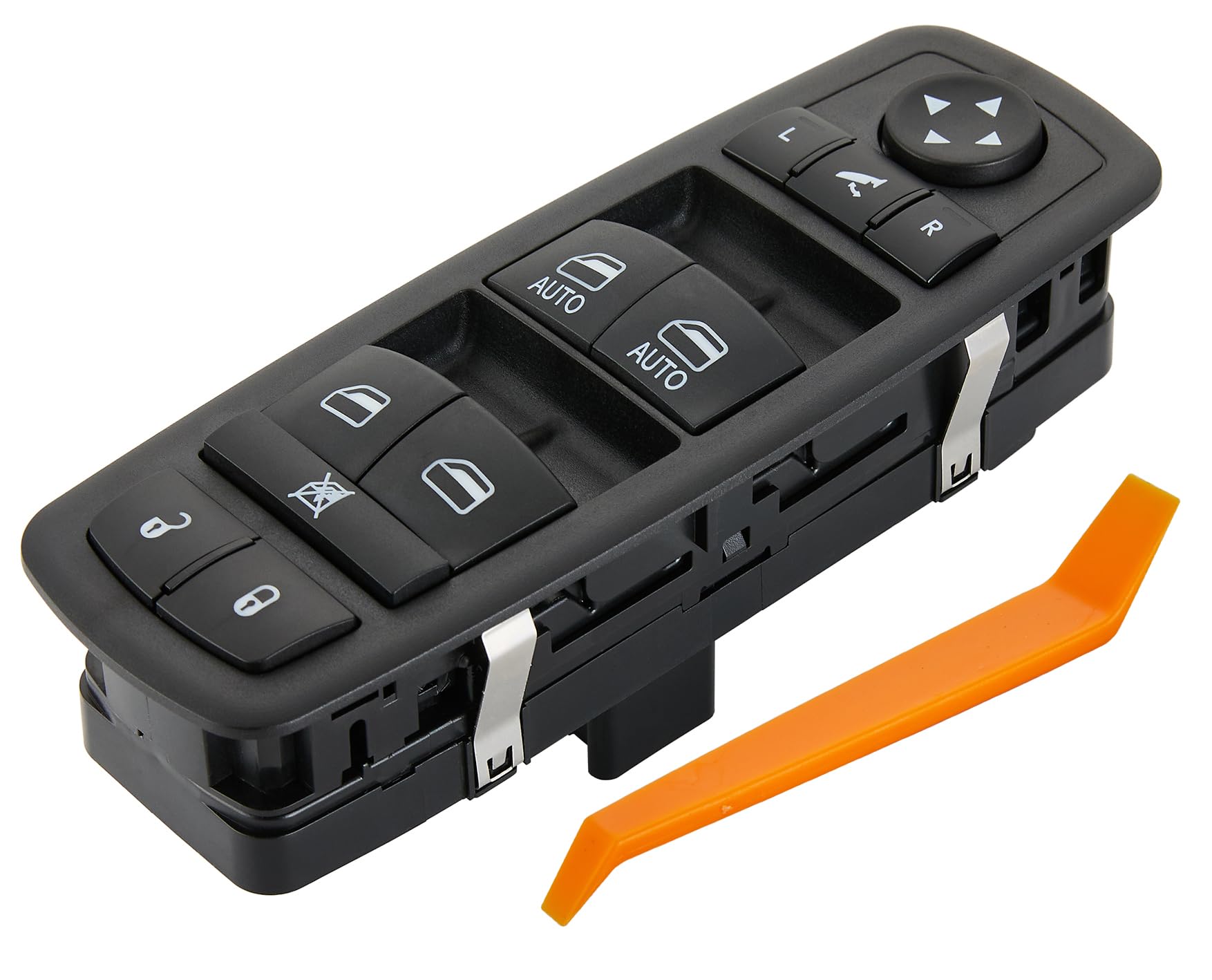 ZAPOSTS Master Power Window Switch with blue backlight for front left driver position.