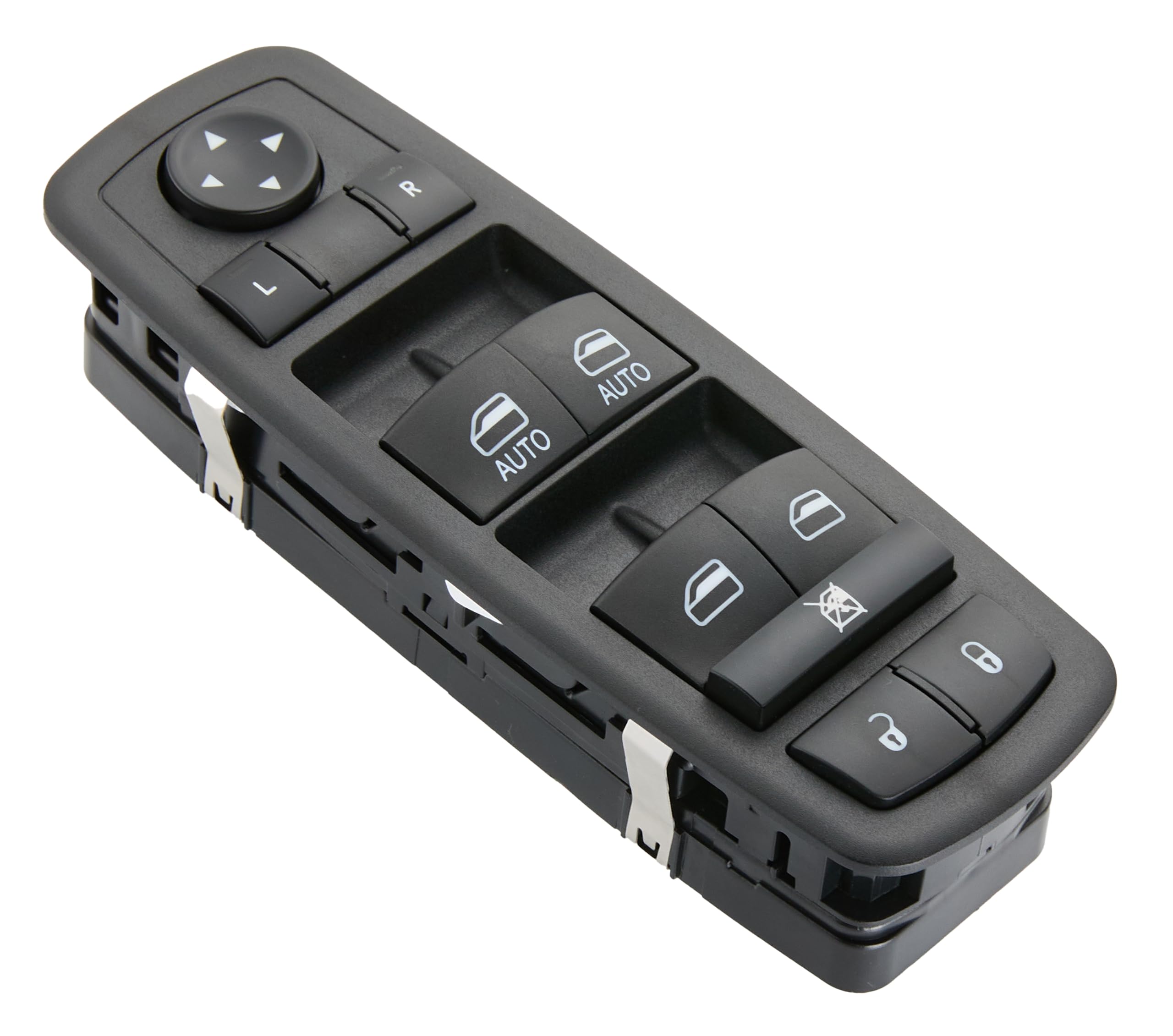ZAPOSTS master power window switch for Dodge Durango; back view.