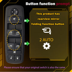 ZAPOSTS window switch replacement for Dodge Grand Caravan 2012-2015.
